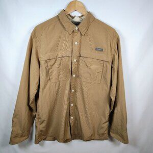 Eddie Bauer Men's XL Long Sleeve‎ Button Down Fishing Shirt